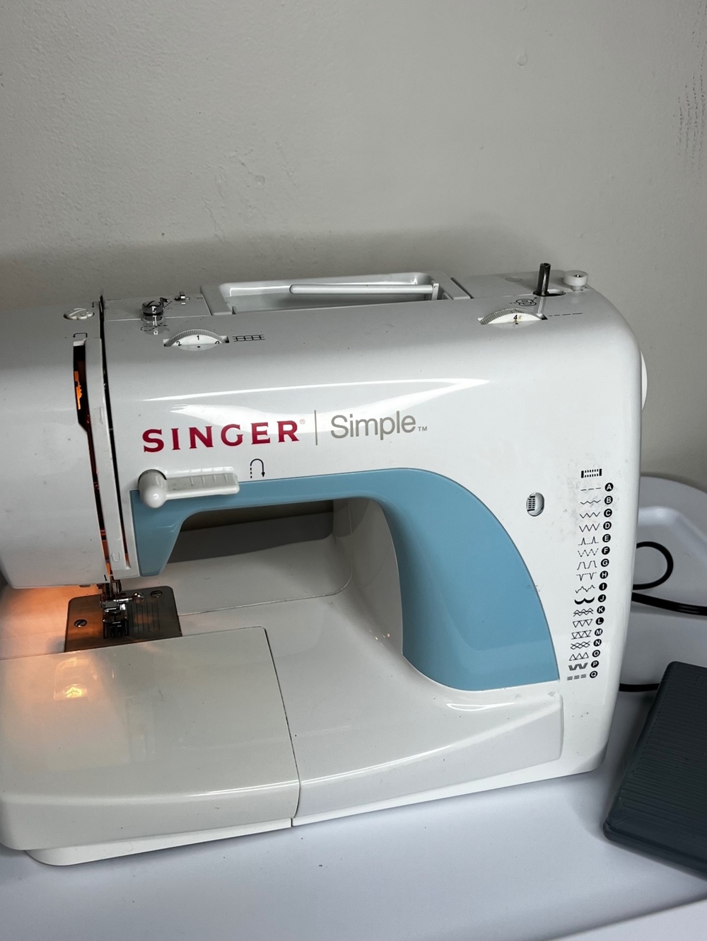 singer simple sewing machine crafting gear